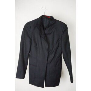 Isaia Orlando Blue Herringbone 100% Wool Jacket Blazer Sz 40R BRAND NEW